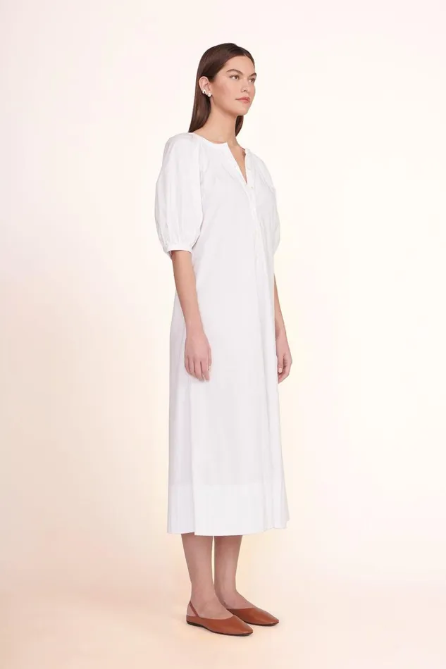 STAUD Dresses Women STAUD VINCENT DRESS WHITE STAUD Dresses Women STAUD VINCENT DRESS WHITE