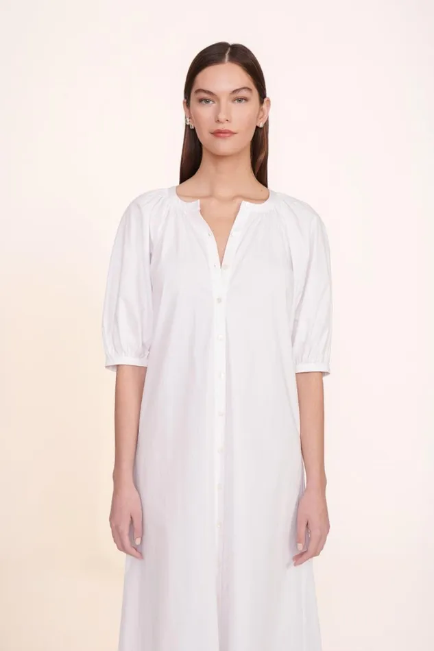 STAUD Dresses Women STAUD VINCENT DRESS WHITE STAUD Dresses Women STAUD VINCENT DRESS WHITE