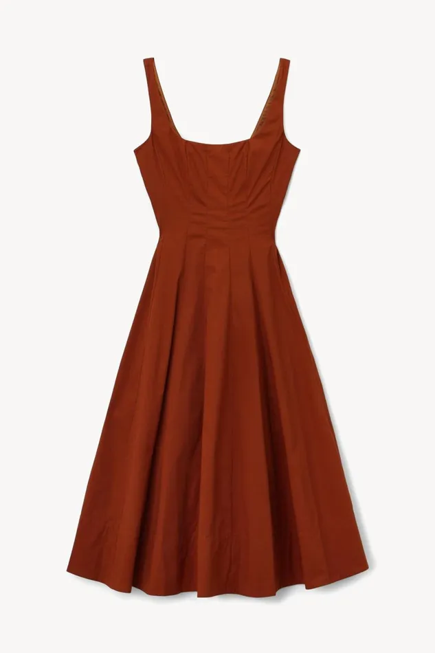 STAUD Dresses Women STAUD WELLS DRESS TAN STAUD Dresses Women STAUD WELLS DRESS TAN