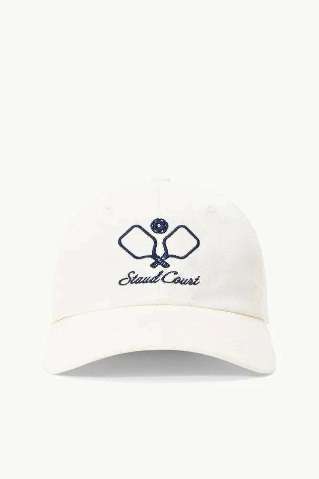 STAUD Hats Women COURT HAT WHITE
