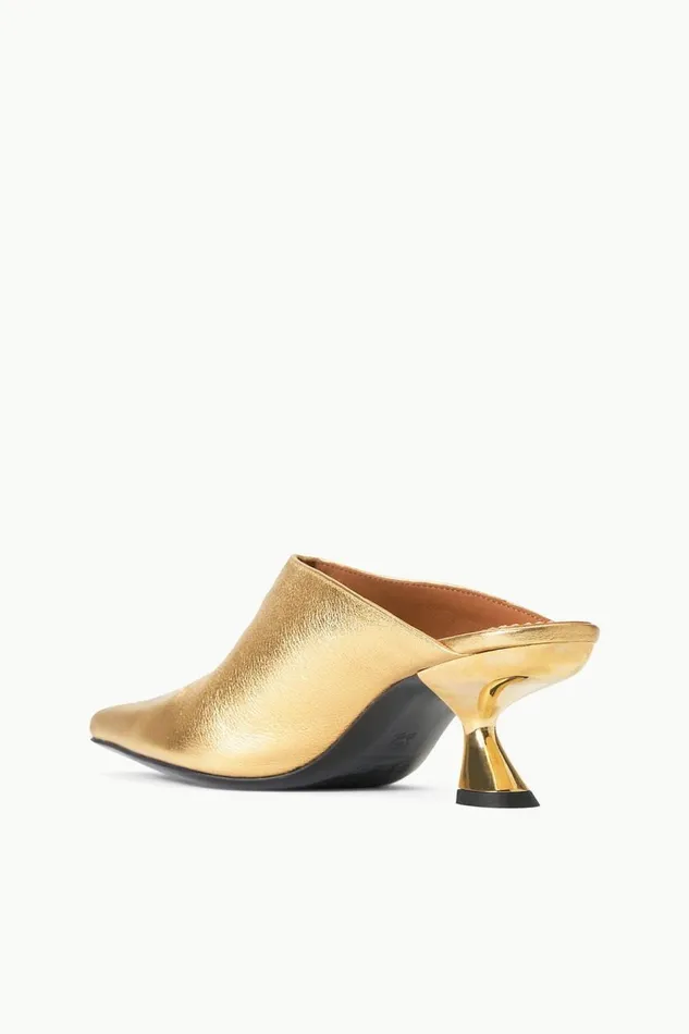 STAUD Heels Women STAUD JAX MULE GOLD STAUD Heels Women STAUD JAX MULE GOLD