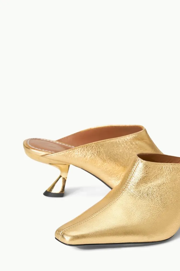 STAUD Heels Women STAUD JAX MULE GOLD STAUD Heels Women STAUD JAX MULE GOLD