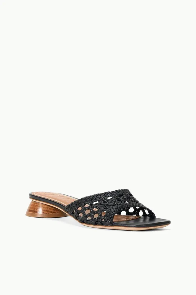 STAUD Heels Women STAUD SIMONE CROCHET HEEL BLACK STAUD Heels Women STAUD SIMONE CROCHET HEEL BLACK