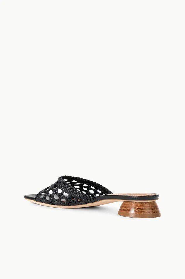 STAUD Heels Women STAUD SIMONE CROCHET HEEL BLACK STAUD Heels Women STAUD SIMONE CROCHET HEEL BLACK