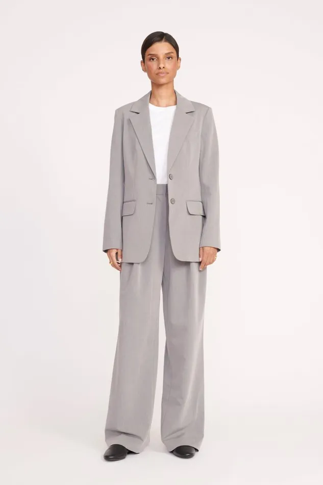 STAUD Outerwear and Jackets Women STAUD CITY BLAZER HEATHER GREY STAUD Outerwear and Jackets Women STAUD CITY BLAZER HEATHER GREY