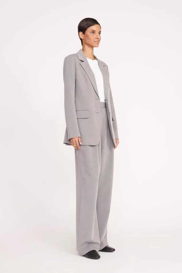 STAUD Outerwear and Jackets Women STAUD CITY BLAZER HEATHER GREY STAUD Outerwear and Jackets Women STAUD CITY BLAZER HEATHER GREY