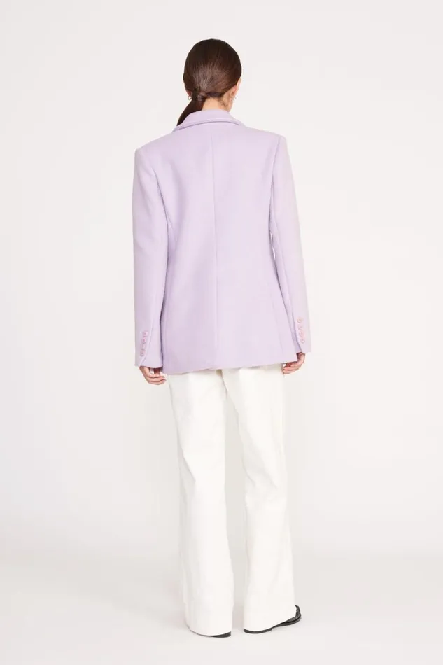 STAUD Outerwear and Jackets Women STAUD CITY BLAZER LAVENDER SUITING STAUD Outerwear and Jackets Women STAUD CITY BLAZER LAVENDER SUITING