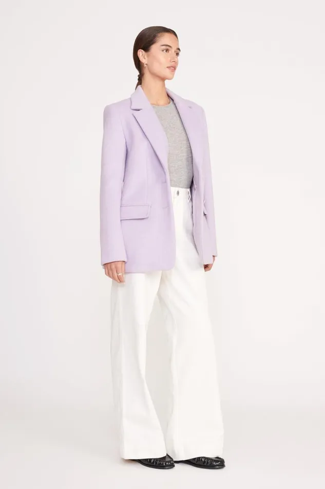 STAUD Outerwear and Jackets Women STAUD CITY BLAZER LAVENDER SUITING STAUD Outerwear and Jackets Women STAUD CITY BLAZER LAVENDER SUITING