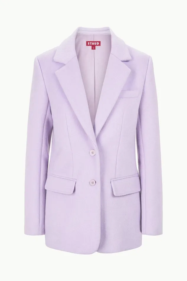 STAUD Outerwear and Jackets Women STAUD CITY BLAZER LAVENDER SUITING STAUD Outerwear and Jackets Women STAUD CITY BLAZER LAVENDER SUITING