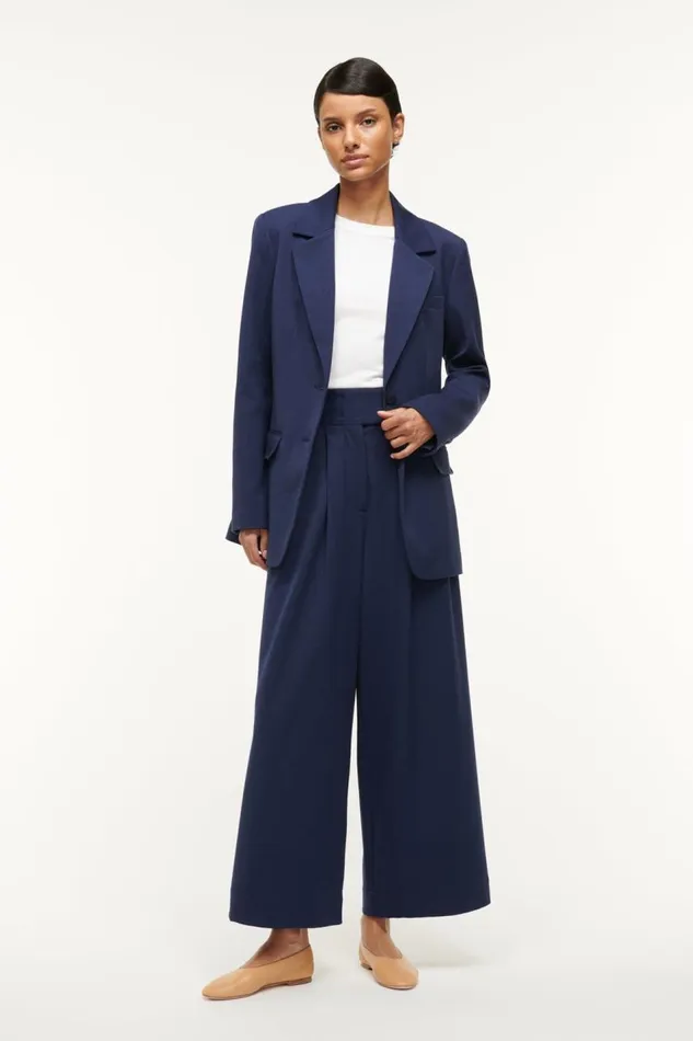 STAUD Outerwear and Jackets Women STAUD CITY BLAZER NAVY