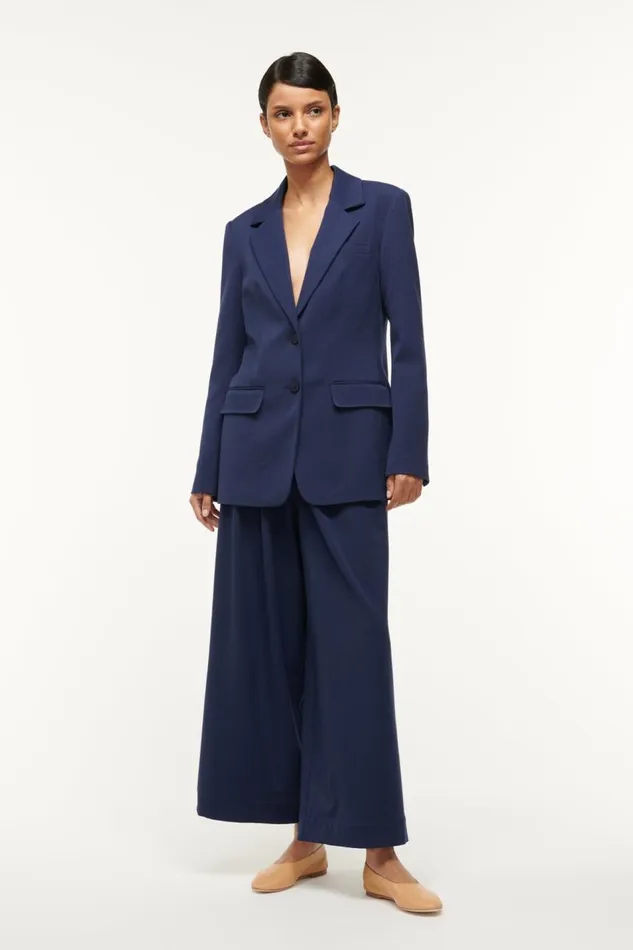 STAUD Outerwear and Jackets Women STAUD CITY BLAZER NAVY STAUD Outerwear and Jackets Women STAUD CITY BLAZER NAVY