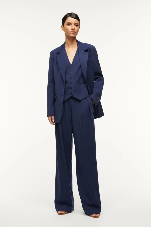 STAUD Outerwear and Jackets Women STAUD CITY BLAZER NAVY STAUD Outerwear and Jackets Women STAUD CITY BLAZER NAVY