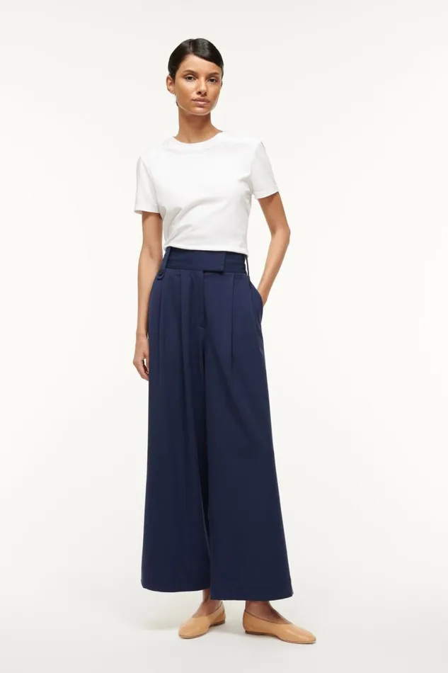 STAUD Pants and Shorts Women STAUD RUTH PANT NAVY