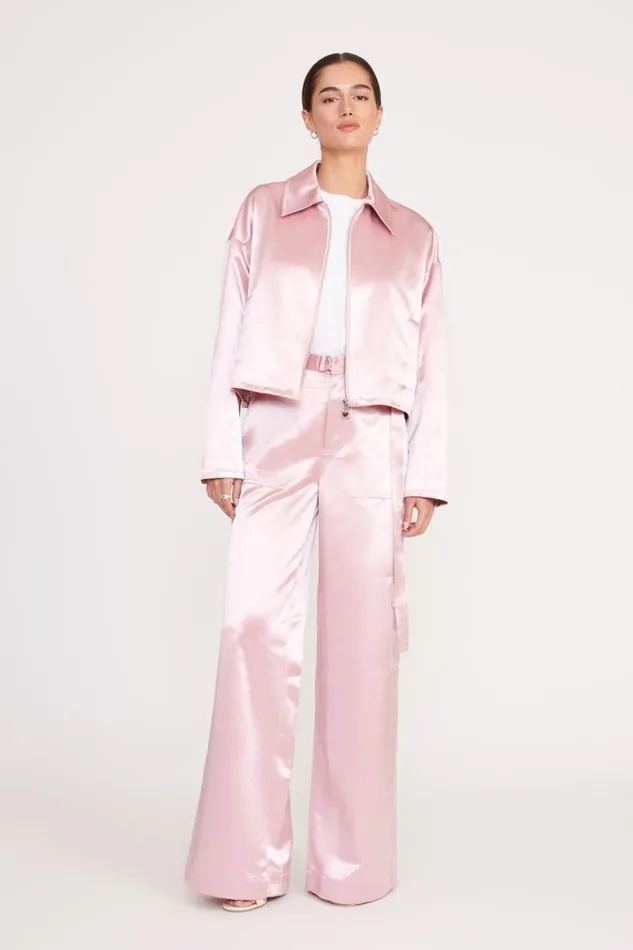 STAUD Pants and Shorts Women STAUD SHAY PANT CHERRY BLOSSOM
