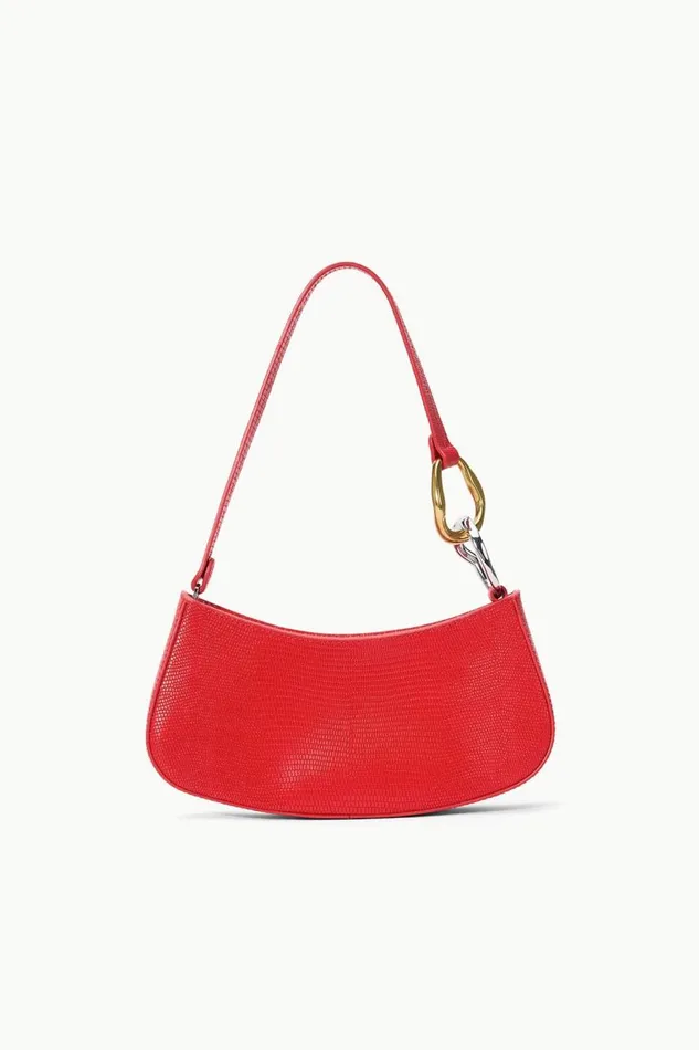 STAUD Shoulder Women STAUD OLLIE BAG RED ROSE