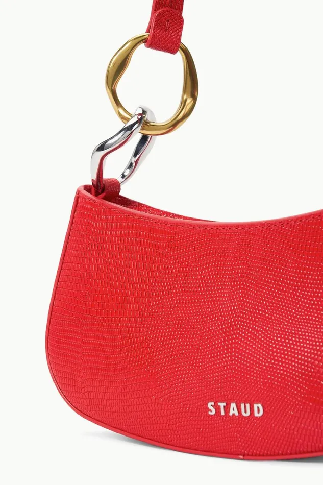 STAUD Shoulder Women STAUD OLLIE BAG RED ROSE STAUD Shoulder Women STAUD OLLIE BAG RED ROSE
