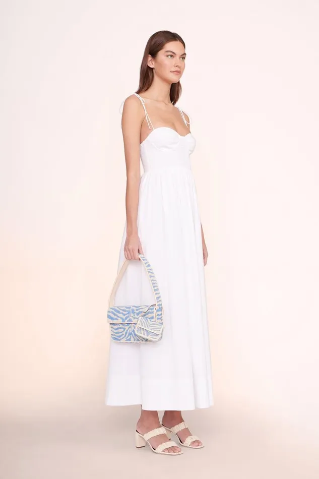 STAUD Shoulder Women STAUD TOMMY BEADED BAG LIGHT BLUE CREAM STAUD Shoulder Women STAUD TOMMY BEADED BAG LIGHT BLUE CREAM