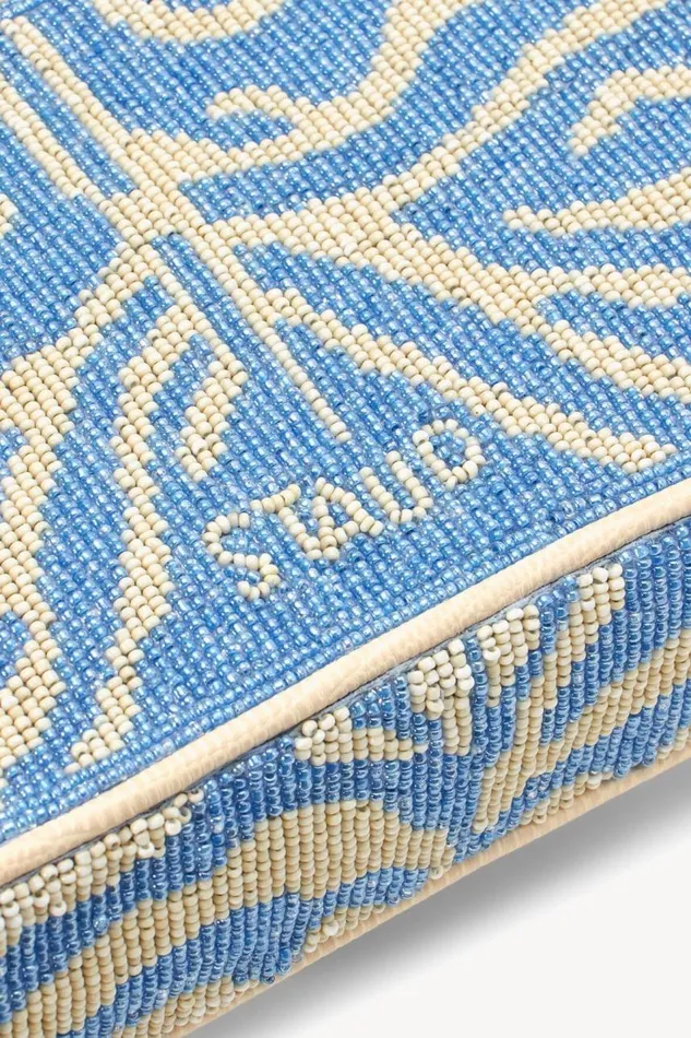 STAUD Shoulder Women STAUD TOMMY BEADED BAG LIGHT BLUE CREAM STAUD Shoulder Women STAUD TOMMY BEADED BAG LIGHT BLUE CREAM