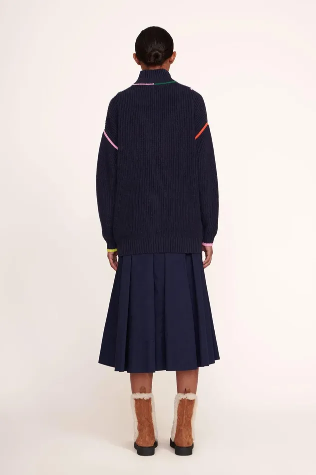STAUD Sweaters Women STAUD HAMPTON SWEATER NAVY MULTI STAUD Sweaters Women STAUD HAMPTON SWEATER NAVY MULTI