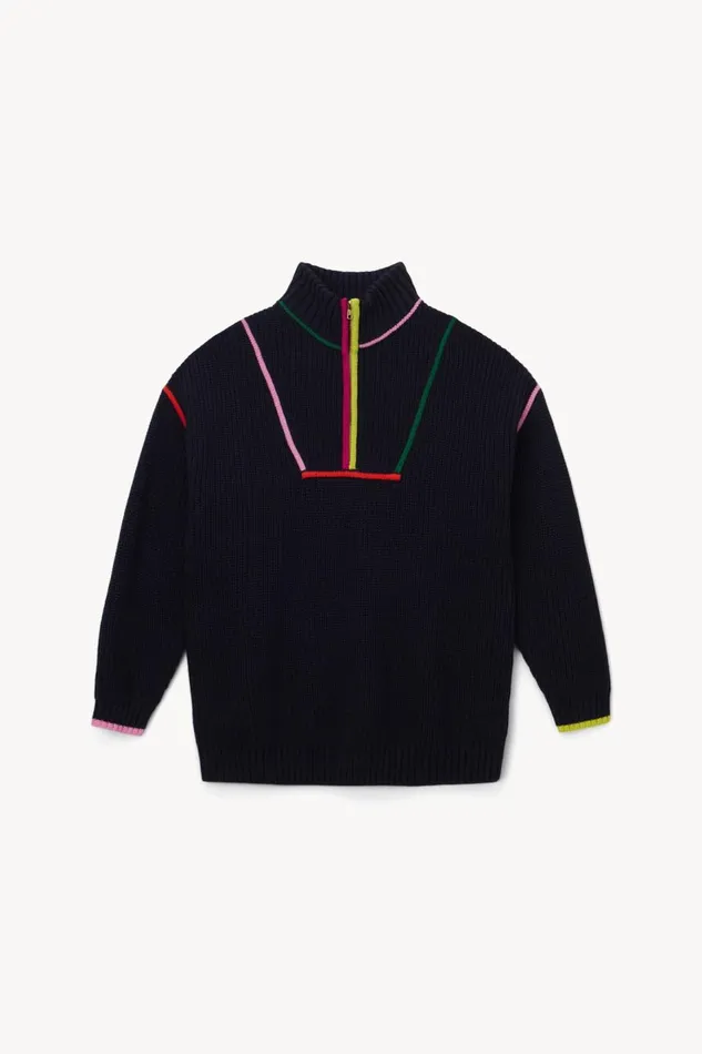 STAUD Sweaters Women STAUD HAMPTON SWEATER NAVY MULTI STAUD Sweaters Women STAUD HAMPTON SWEATER NAVY MULTI