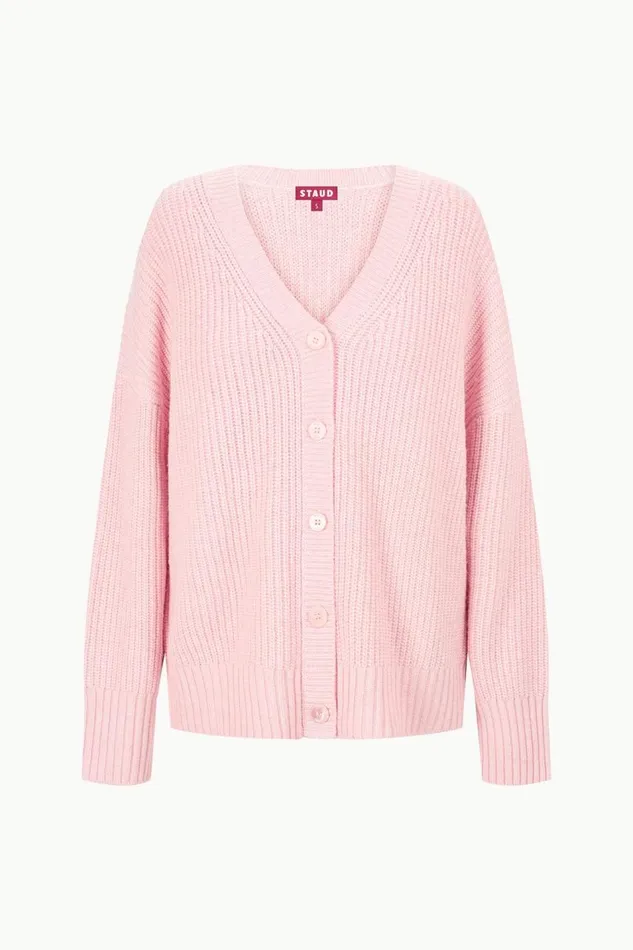 STAUD Sweaters Women STAUD MATILDA CARDIGAN CHERRY BLOSSOM STAUD Sweaters Women STAUD MATILDA CARDIGAN CHERRY BLOSSOM