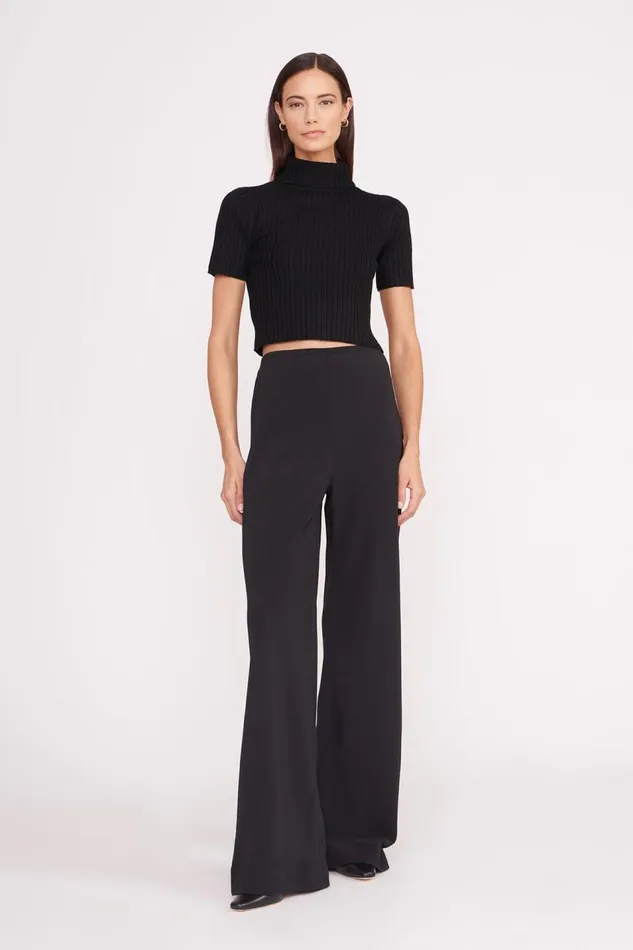 STAUD Tops Women STAUD LILOU SWEATER BLACK STAUD Tops Women STAUD LILOU SWEATER BLACK