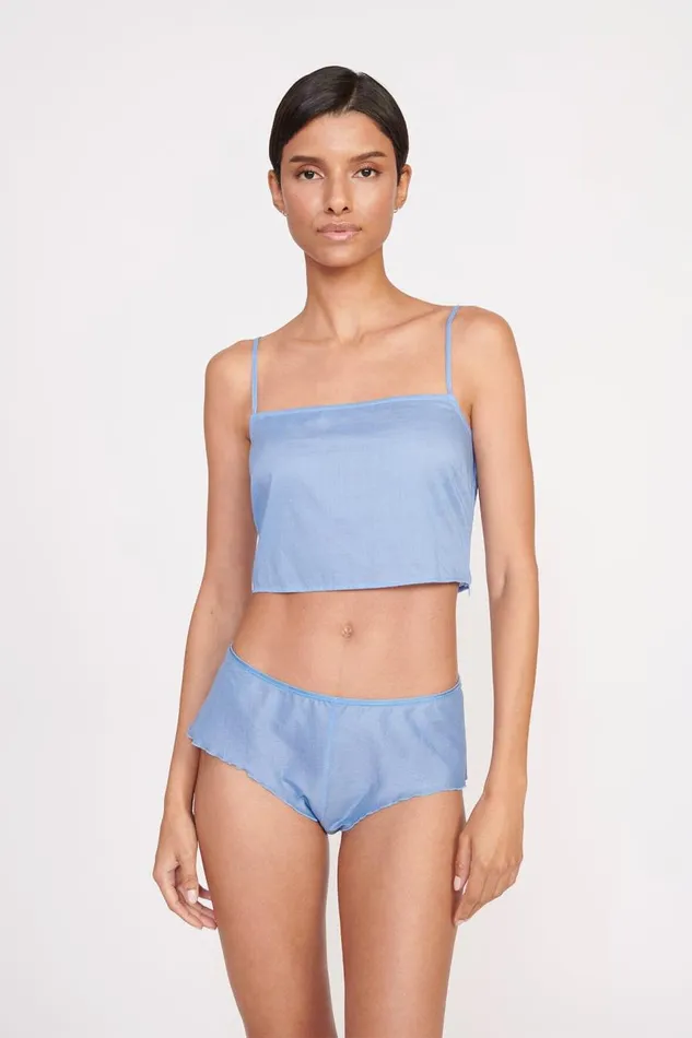 STAUD Tops Women STAUD LOVEINA TOP AZURE