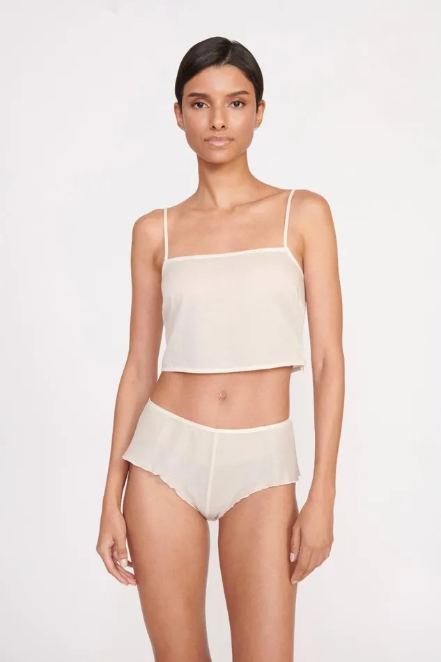 STAUD Tops Women STAUD LOVEINA TOP IVORY