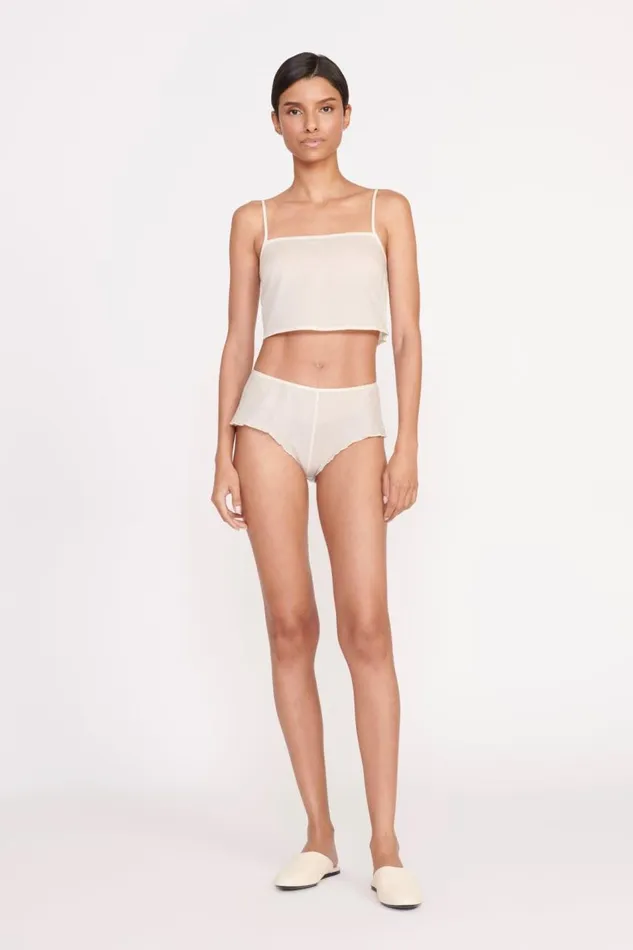 STAUD Tops Women STAUD LOVEINA TOP IVORY STAUD Tops Women STAUD LOVEINA TOP IVORY