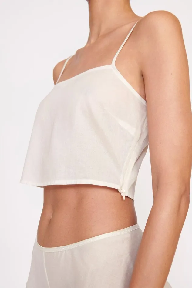 STAUD Tops Women STAUD LOVEINA TOP IVORY STAUD Tops Women STAUD LOVEINA TOP IVORY