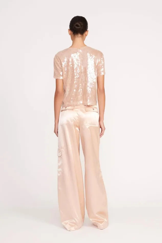 STAUD Tops Women STAUD QUINCY TOP BEIGE STAUD Tops Women STAUD QUINCY TOP BEIGE