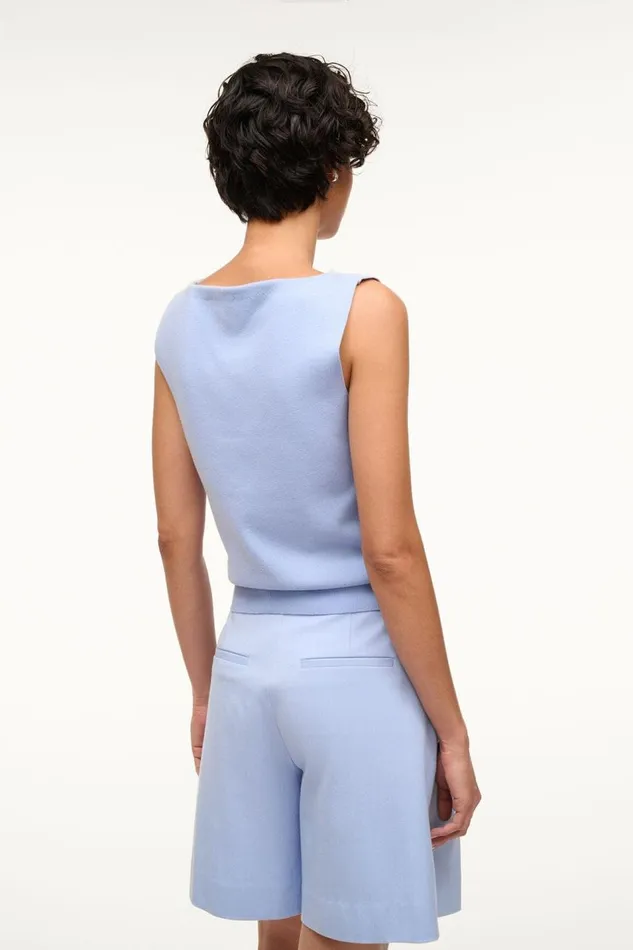 STAUD Tops Women STAUD ROCKI SWEATER PERIWINKLE STAUD Tops Women STAUD ROCKI SWEATER PERIWINKLE