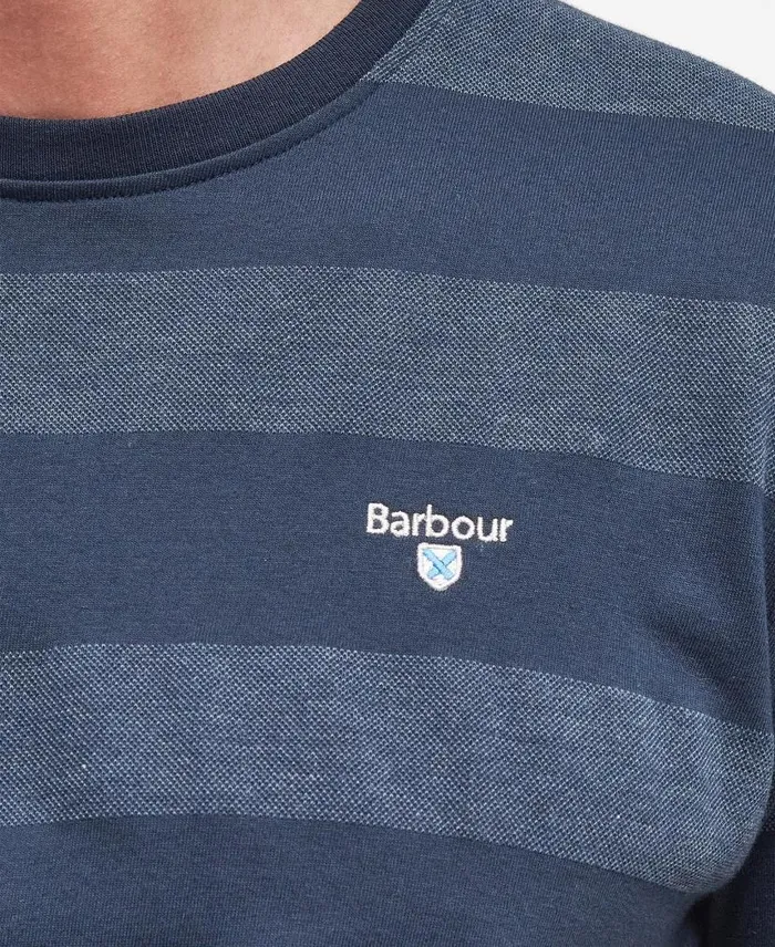 Stenton Striped TShirt Classic White Men Barbour TShirts