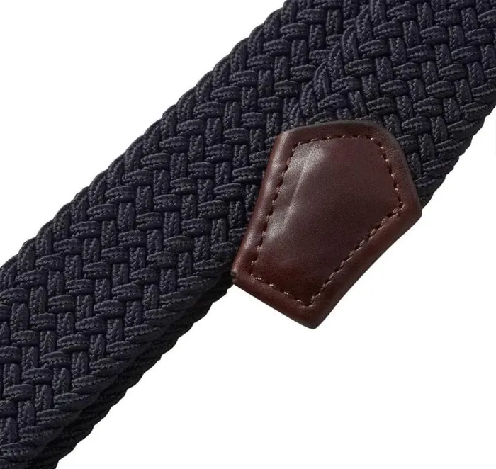 Stretch Webbing Belt Dark Brown Men Barbour Belts