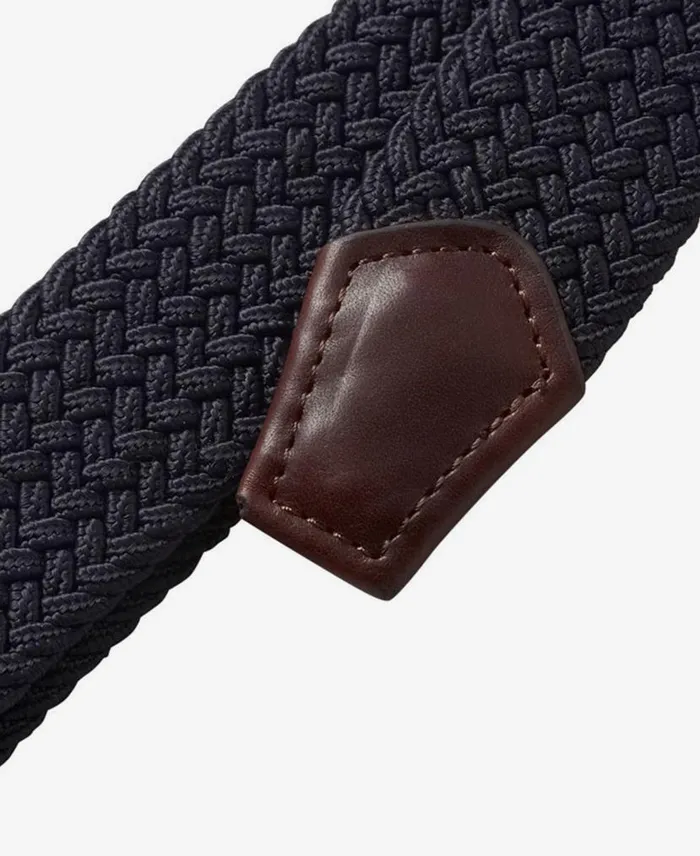 Stretch Webbing Belt Dark Brown Men Barbour Belts