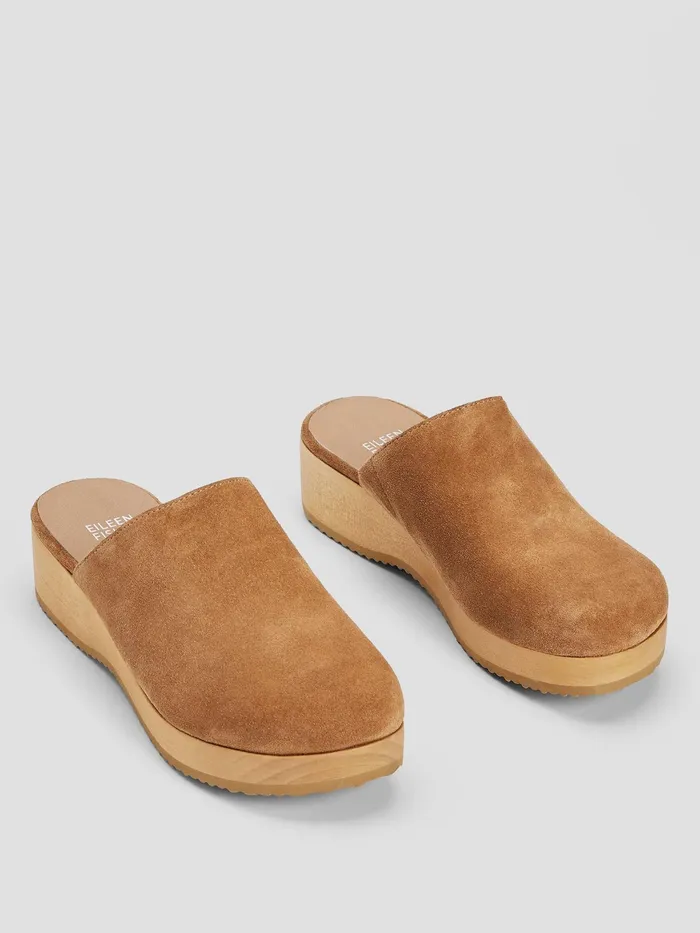 Suede Clog Savana Women Eileen Fisher Shoes