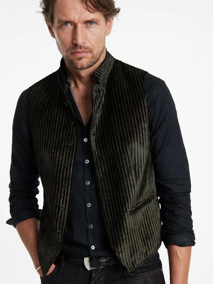 Suit Jackets Men John Varvatos GLYNN VEST Black