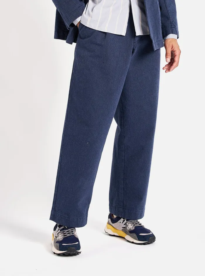 Suiting Men Universal Works Universal Works Duke Pant In Indigo Recycled Denim