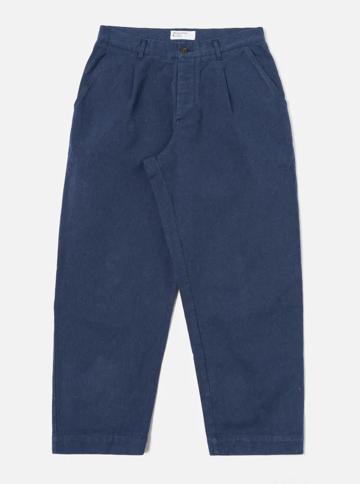 Suiting Men Universal Works Universal Works Duke Pant In Indigo Recycled Denim