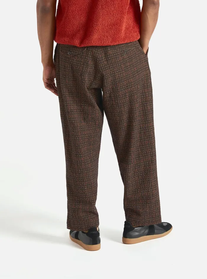 Suiting Men Universal Works Universal Works Oxford Pant In BlackOlive Albuquerque Check