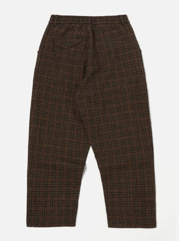 Suiting Men Universal Works Universal Works Oxford Pant In BlackOlive Albuquerque Check
