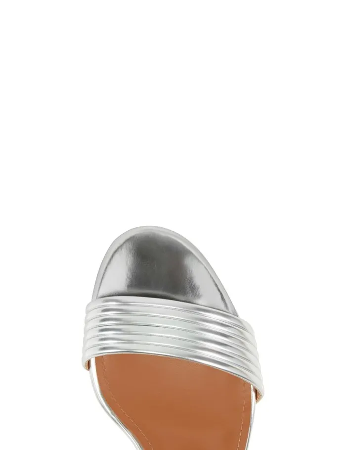 Sundance Sandal 50 Silver Women Aquazzura Sandals Sundance Sandal 50 Silver Women Aquazzura Sandals