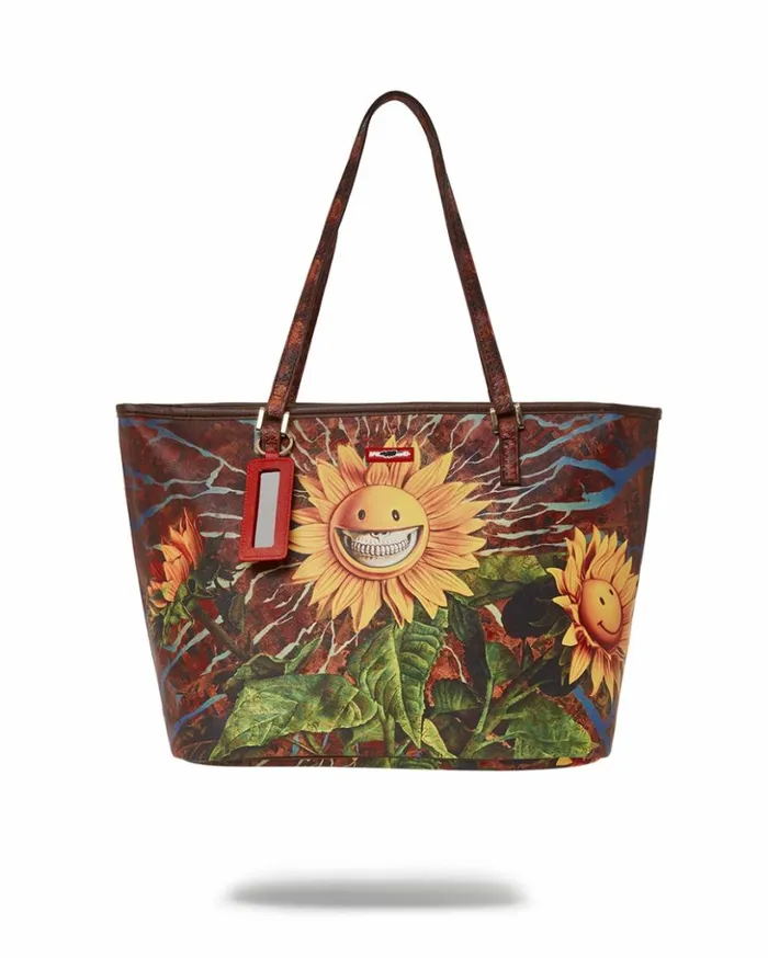 SUNFLOWER GRIN RON ENGLISH COLLAB TOTE Bags SPRAYGROUND