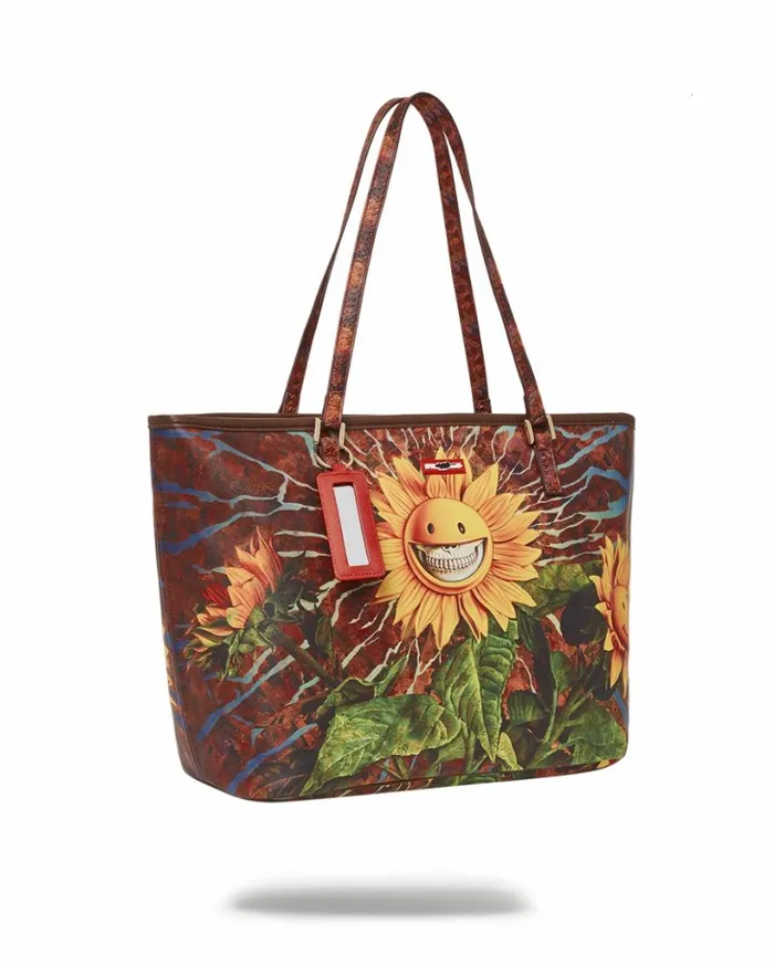 SUNFLOWER GRIN RON ENGLISH COLLAB TOTE Bags SPRAYGROUND