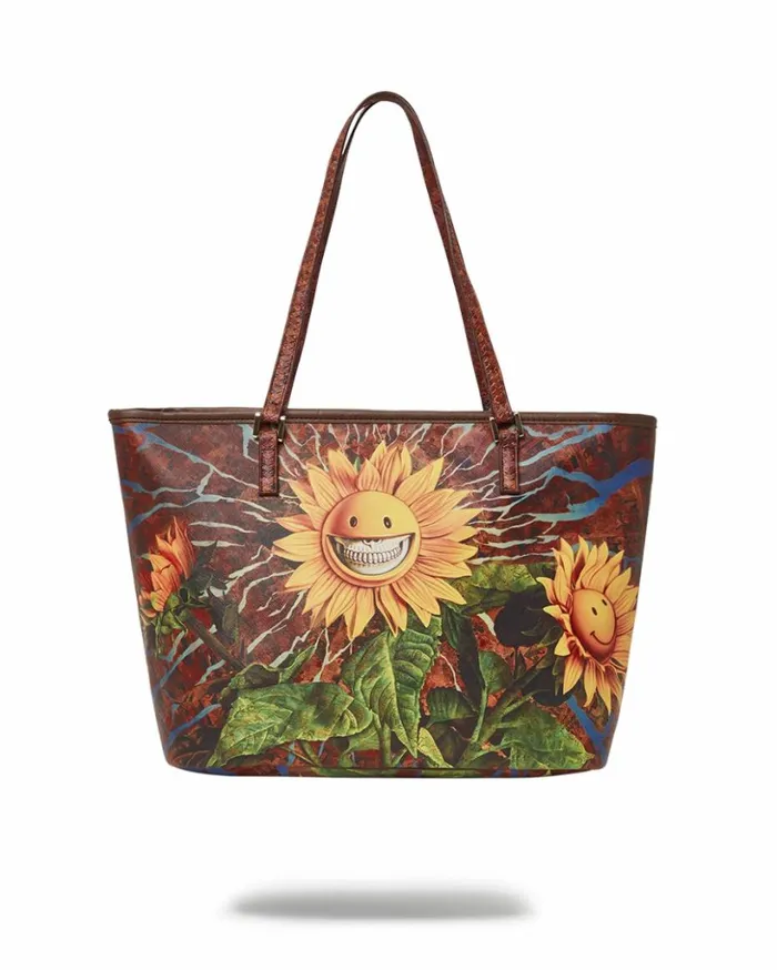 SUNFLOWER GRIN RON ENGLISH COLLAB TOTE Bags SPRAYGROUND