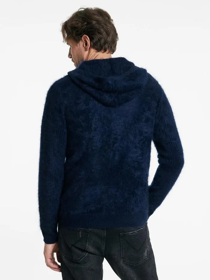 Sweaters Men John Varvatos CATHERINE HOODIE Black