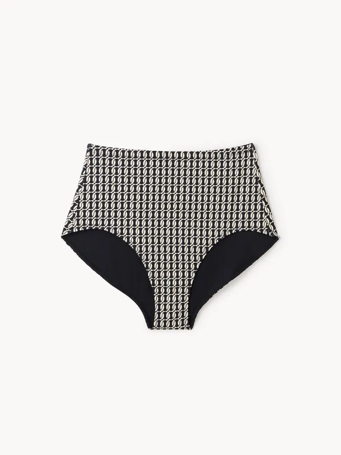 Swimwear Women By Malene Birger Belira Bikini Bottoms Black Monogram