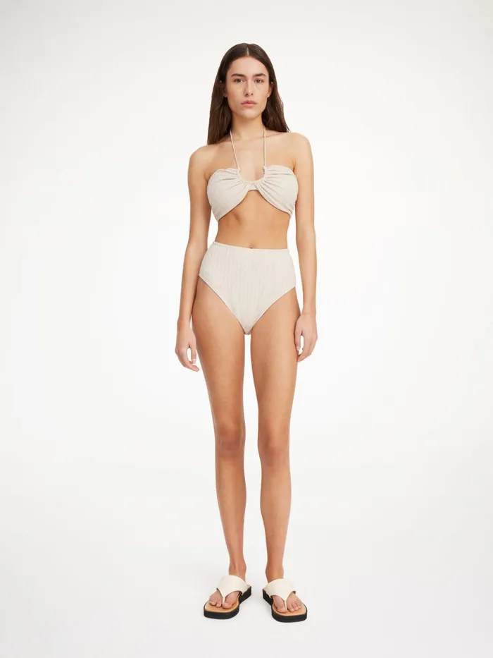 Swimwear Women By Malene Birger Seabay Bikini Top Oyster Gray