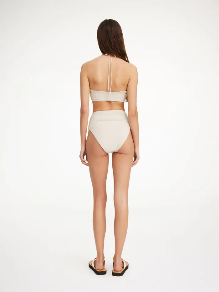 Swimwear Women By Malene Birger Seabay Bikini Top Oyster Gray