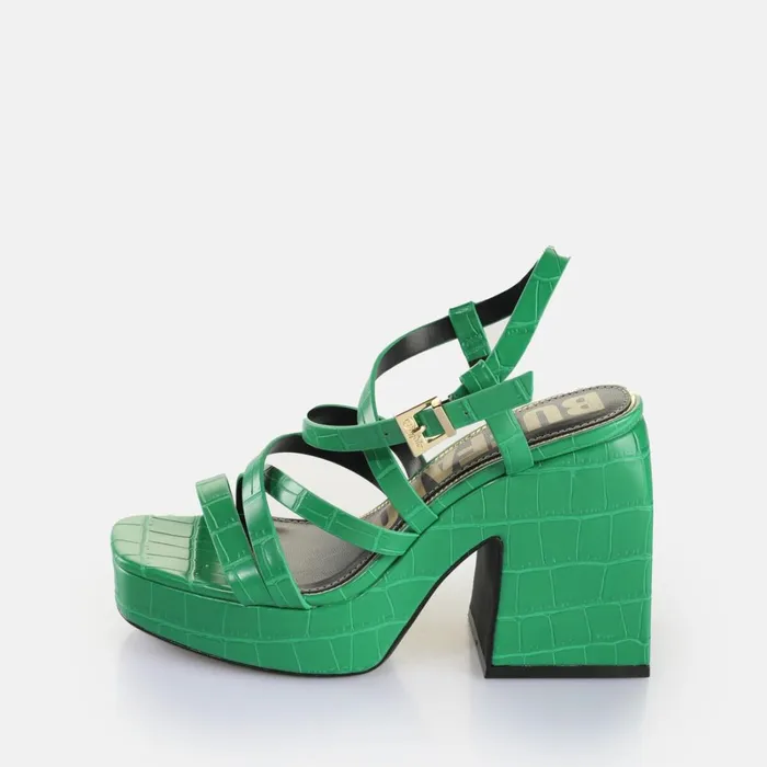 Sydney Mss Green Buffalo Heels